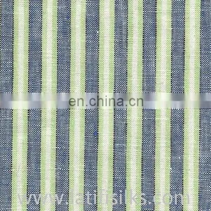 LINEN FABRIC DARK VOILET AND LIGHT YELLOW thumbnail-1
