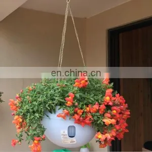 Beautiful Dropshipping Fashion Hanging Plastic Flower Pots Hanging Pots Flower Pot With Hanging Chain Random Color Delivery thumbnail-1