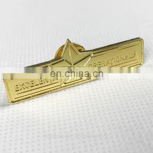 School Metal Uniform Star Shaped Embossed Metal Badge thumbnail-5