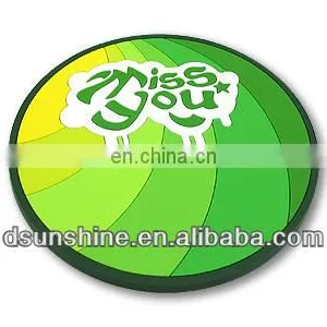 Hot Sale OEM-factory Embossed / Debossed 3D Soft PVC Coaster thumbnail-5
