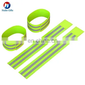 High Visibility and Safety Elastic Reflective Wristband/Reflective Armband thumbnail-1