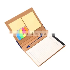 Portable Recycled Booklet Notebook With Customized Logo and Ball Pen thumbnail-1