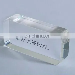 Clear Acrylic Block With Diamond Polish thumbnail-5