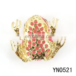 Cheap Pink Frog Rhinestone Accessories Buckle for Shoes thumbnail-3