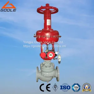 Pneumatic Diaphragm Control Valve With Top Hand Wheel thumbnail-1