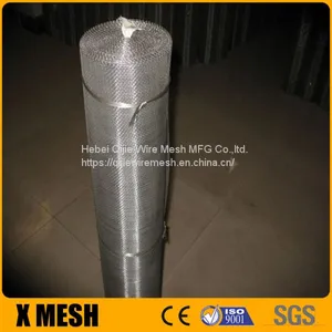 SS304 SS316 Micron Screen Stainless Steel Wire Mesh Filter thumbnail-1