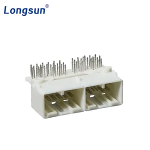 1318750-2 TYCO AMP TE Automotive Connector 50 Pin Hybrid PCB Header Connector thumbnail-1