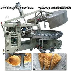 Commercial Ice Cream Cone Biscuit Making Machine|Sugar Cone Maker Machine For Sale thumbnail-1