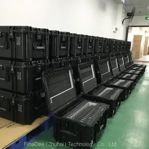 Charging Cart for 20 Tablets/ IPad Charging Trolley/ 20 Ports Tablet Charging Cabinet for School thumbnail-4