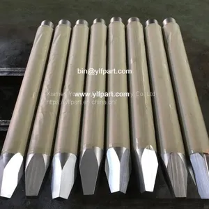 Hydraulic Hammer Demolition Indeco Parts Chisel Rod Bits HP700,HP900,MES553,MES121,MES181,MES180 thumbnail-1
