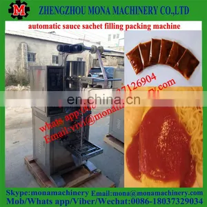 Wholesales Price Strawberry Jam Packing Machine Tomato Sauce Filling Packing Machine With Volumetric Aufer Filler thumbnail-4