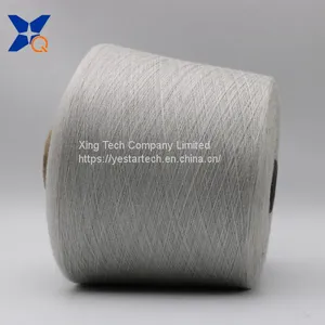 Ne21/1ply 15% Stainless Steel Staple Fiber Blended With 85% Solid Acrylic Conductive Yarn for Touch Screen Gloves/hats-XT11297 thumbnail-2