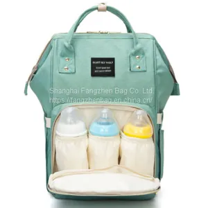 Chinese Manufacturer High Quality Polyester Portable Baby Mommy Diaper Backpack With Stroller Hook thumbnail-3
