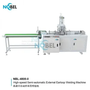 NBL-4800-II High-speed Semi-automatic External Earloop Welding Machine Semi Automatic Mask Production Line Mask Producing Line Distributor thumbnail-2