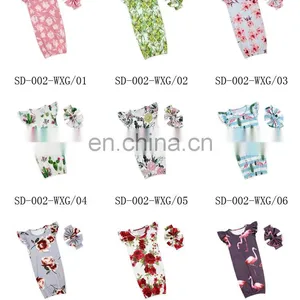 Baby Flamingo 2 Layers Milk Silk Pearl Sleeve Sleep Bag thumbnail-2