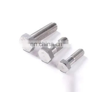 Factory Stock A4-70 A4-80 DIN931 DIN933 ANSI ASME B18.2.1 Hex Head Bolt Stainless Steel 316 thumbnail-5