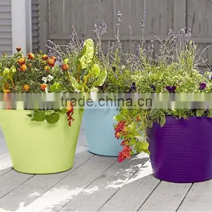 Plastic Garden Multifunction Colorful Self-Watering TubTrug Planter thumbnail-1