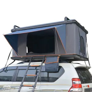 Aluminum Shell Roof Top Tent Camper Car 4X4 Roof Top Tent With Luggage Rack thumbnail-2