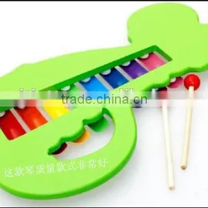 8 Scale Dinosaur Hand Knock Wooden Xylophone Piano Toy thumbnail-3