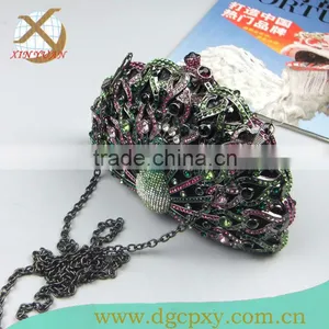 Fashion Luxury Crystal Bags Evening Bags Evening Clutch Bags Metal Handbags thumbnail-1