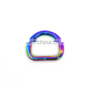 Customized Hardware Metal Square Welded D Ring Shape for Belt Buckle thumbnail-1