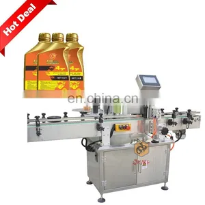 Low Price Automatic Adhesive Sticker Round Bottle Labeling Machine thumbnail-1