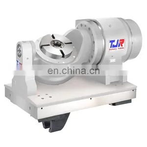 Horizontal 5th Axis Tjr Cnc Rotary Tables 5 Axis Milling Rotary Table Machine MTHR-255 Manual Tilt Rotary Tables thumbnail-5
