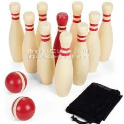 Custom Wooden Lawn Bowling Game thumbnail-1