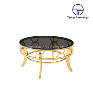 2022 Living Room Furniture Crushed Diamond Furniture Mirrored Coffee Tables Side Table End Table Sets With Stainless Steel Legs thumbnail-1