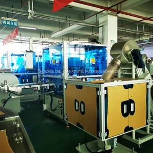 Fully Automatic Capsule T Cork Vodka Spirit Wine Bottle Cap Twisting Assembly Line Machine China Twist Caps Machine Factory thumbnail-4