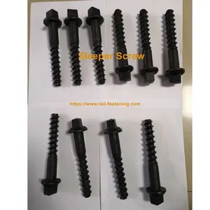 Back Oiled Sleeper Screw Screw Spike thumbnail-1