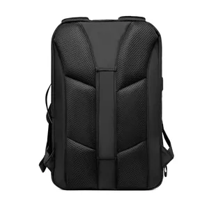 Men's Bag Waterproof Business Travel Notebook Backpack Anti Theft Computer Backpack Black thumbnail-4