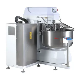 Commercial Industrial Overturning Spiral Two-Speed Lift Flip Discharge Flour Mixer thumbnail-1