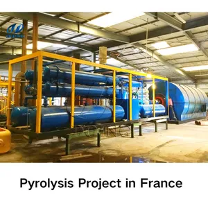 Waste Tires Into Fuel Oil Tyre Recycling Pyrolysis Plant Exporter Pyrolysis Machine Manufacturer thumbnail-2
