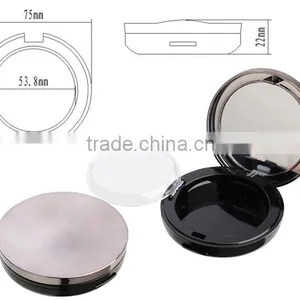 Empty Round Makeup Powder Container With Mirror thumbnail-1