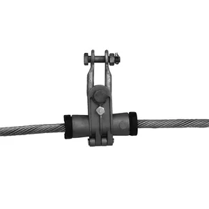 ADSS Suspension Cable Tension Clamps for Optical Cables Preformed Armored Pole Suspension Clamps thumbnail-3