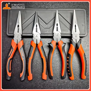 Industrial-grade Pointed Pliers 6 Inch and 8 Inch Multi-function Wire Pliers for Wholesale and OEM Customization thumbnail-2