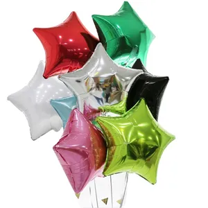 Manufacture 5/10/18/24 Inch Star Helium Balloons Colorful Star Shape Foil Balloon Globos for Party Decoration thumbnail-3