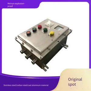 Meirun ex Stainless Steel Explosion-proof Distribution Box, Corrosion-resistant and Flameproof, Customizable for Outdoor Use, With Patent Technology thumbnail-1
