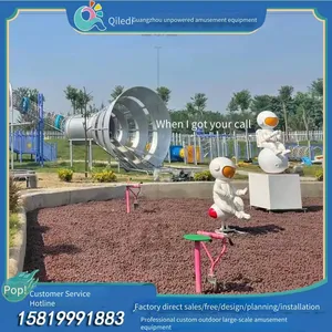 Customized Stainless Steel Slides for Parks, Suitable for Leisure Parent-child Amusement Parks, Professional Production thumbnail-5