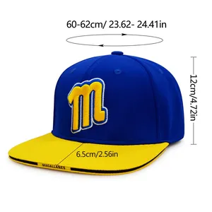 DEM Hats and Caps Factory Custom Snapback Caps With Embroidery Logo OEM 6 Panel Plain Baseball Hat Vintage Hip Hop Cap for Men thumbnail-5