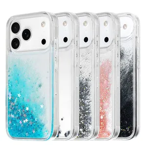 Custom Phone Case for IPhone 13 14 15 16 17 Pro Max Liquid Quicksand Mobile Back Cover thumbnail-3