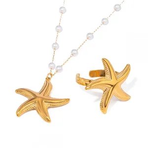 Minimalist Waterproof Stainless Steel Gold Necklace - Exquisite Custom Fashion Jewelry thumbnail-4