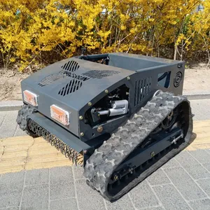 Loncin 196Cc 7Hp Gasoline Engine Electric Battery Remote Track Mower thumbnail-2