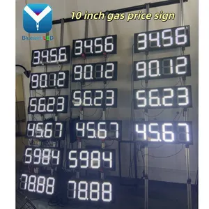 Waterproof Bluewin-LED 12 Inch 7 Segment Led Display Screen Gas Station Price Sign Board thumbnail-3