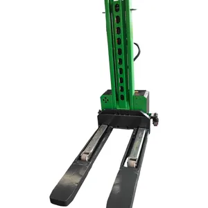 Portable Semi Electric Pallet Truck for Cargo Self-Loading Stacker With Capacities of 500kg 700kg 1000kg 1300kg Similar Forklift thumbnail-2