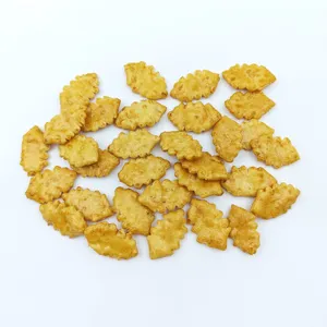 Premium BRCGS Halal Kosher Certified Leaf Shaped Rice Cracker Bites for Global Retailers thumbnail-1