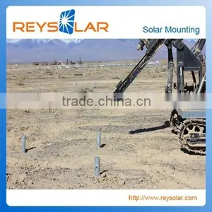 Hot Dipped Galvanize Steel Ground Screw Pile for Photovoltaic Power Generation thumbnail-1