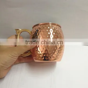 Set of 4 Moscow Mule Copper Mugs, 16 Oz, Stainless Steel Lining thumbnail-3