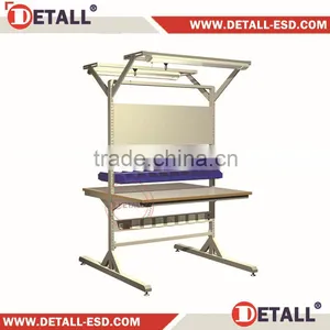 (DETALL) Double Side Workstation Desk With Multi Functional Application thumbnail-5